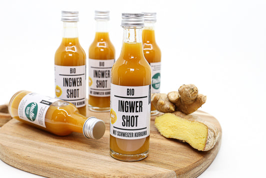 Ingwer Shot mit Kurkuma